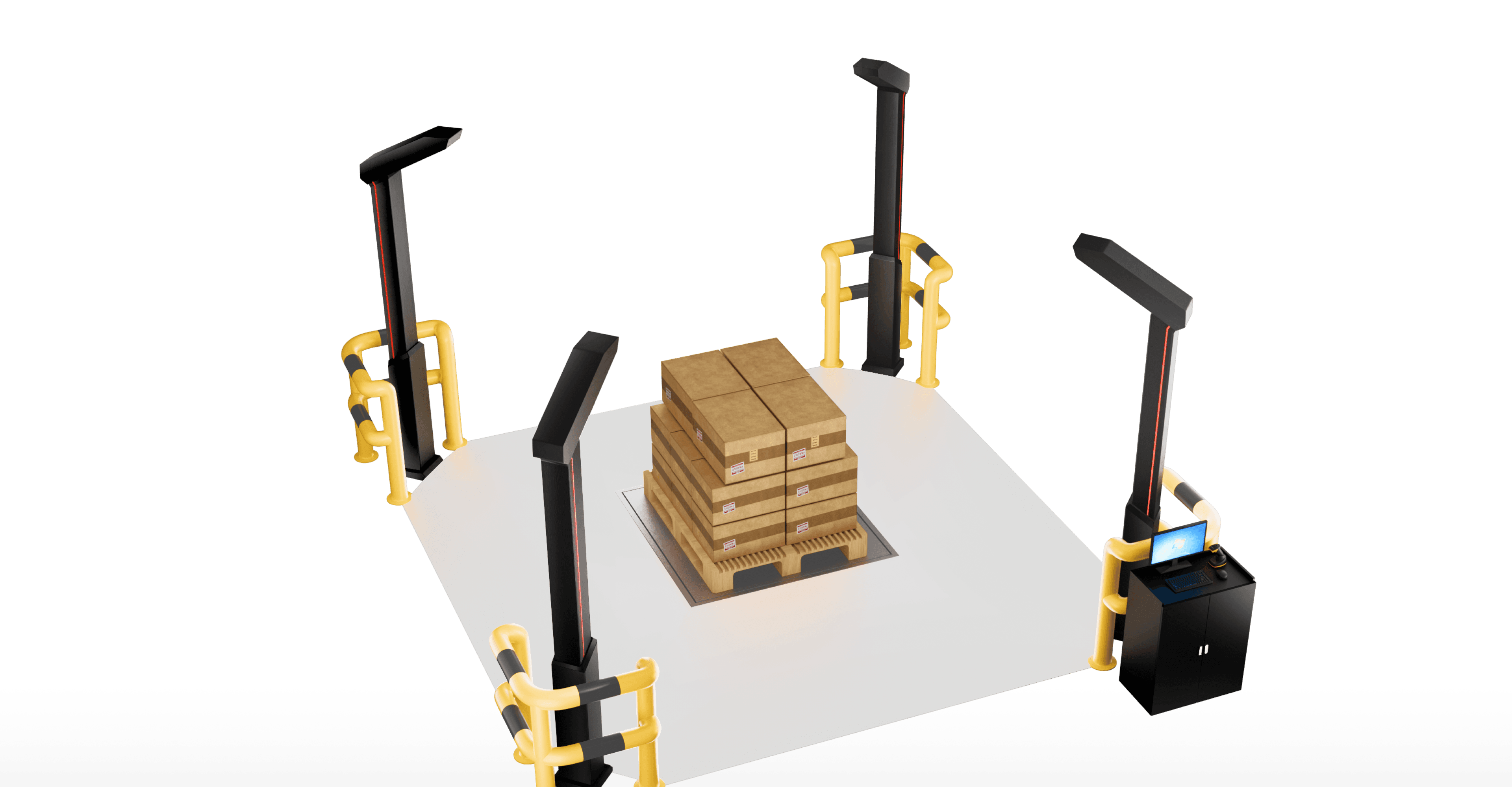 墨家科技-DWS M2500-D-超大尺寸体积测量称重扫码机